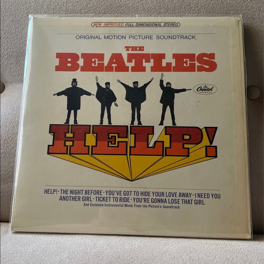 The Beatles “Help!” Soundtrack Vinyl LP